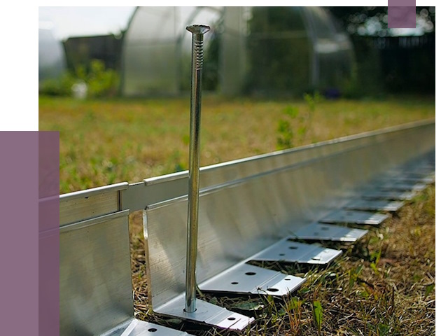 Металлические бордюры для газона в Надыме от 4359 руб. | ПРОЛЁТ-Ндм