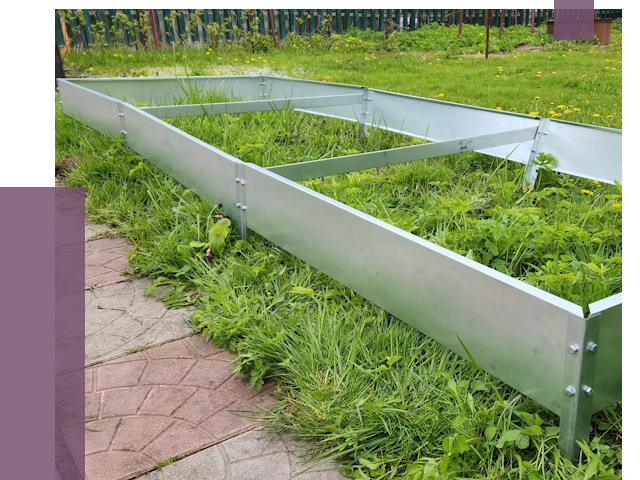 Металлические бордюры для грядок в Надыме от 1816 руб. 