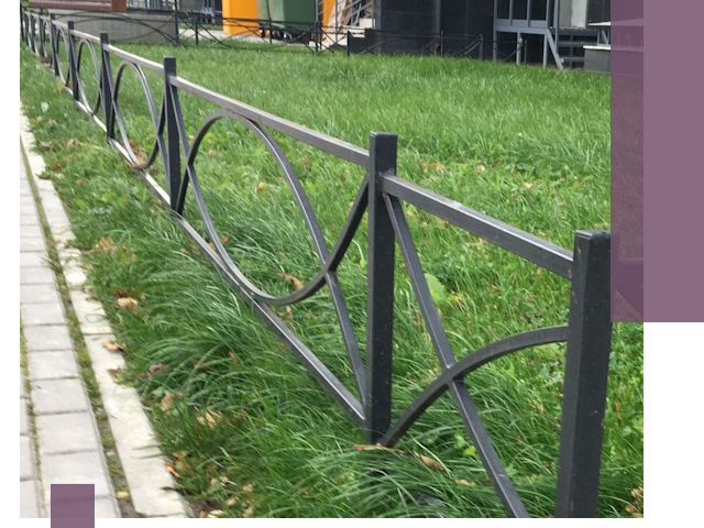 Газонные ограждения из металла в Надыме — монтаж и продажа