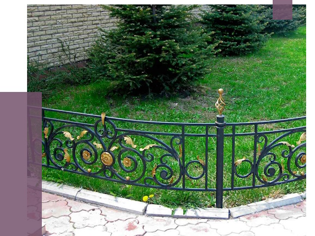 Кованые газонные ограждения в Надыме от 7732 руб. — ПРОЛЁТ-Ндм