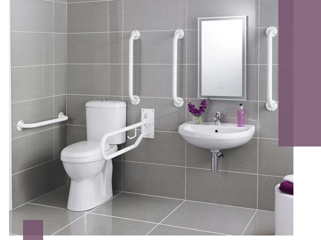 Поручни для санузлов в Надыме: установка, ремонт и монтаж